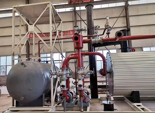 120萬(wàn)大卡油氣兩用撬裝鍋爐